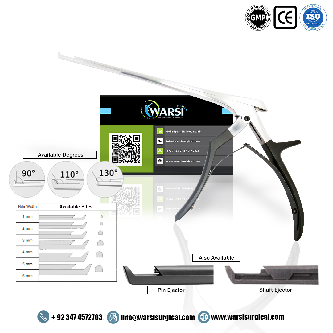 Laminectomy Kerrison Rongeur With Ejector Pin