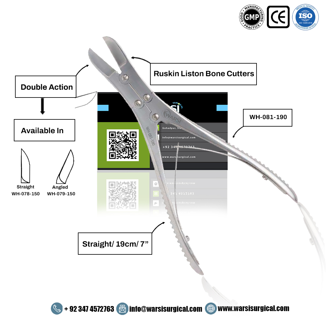 Ruskin Liston Bone Cutters Double Action