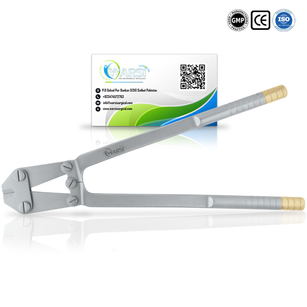 Pin Cutter with Screw Gold Handle TC Double Action 6.0mm 19 inch — product image