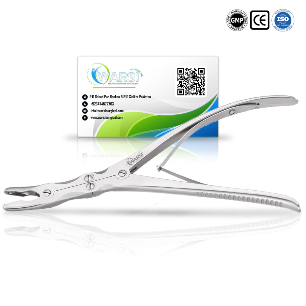 Leksell Duckbill Rongeur 23 cm Curve to Side — product image