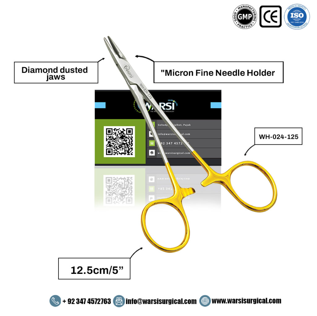 Micron Fine Needle Holder 12.5 cm — product image