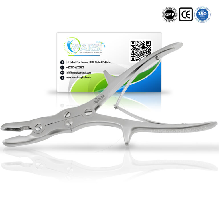 Stille-Luer Rongeur 22.2 cm Curved