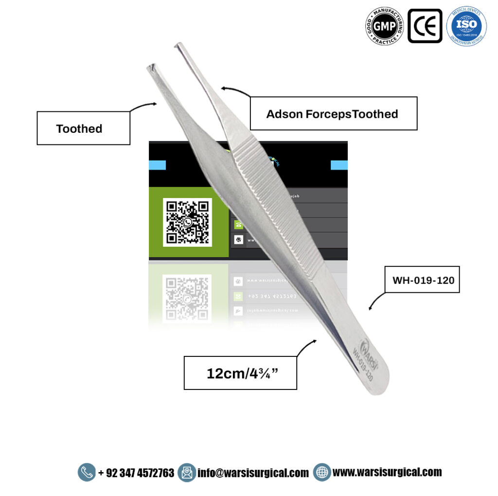 Adson Forceps Toothed 12 cm — product image