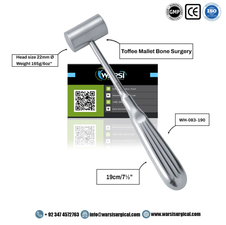 Toffee Mallet for Bone Surgery 19 cm 165 g